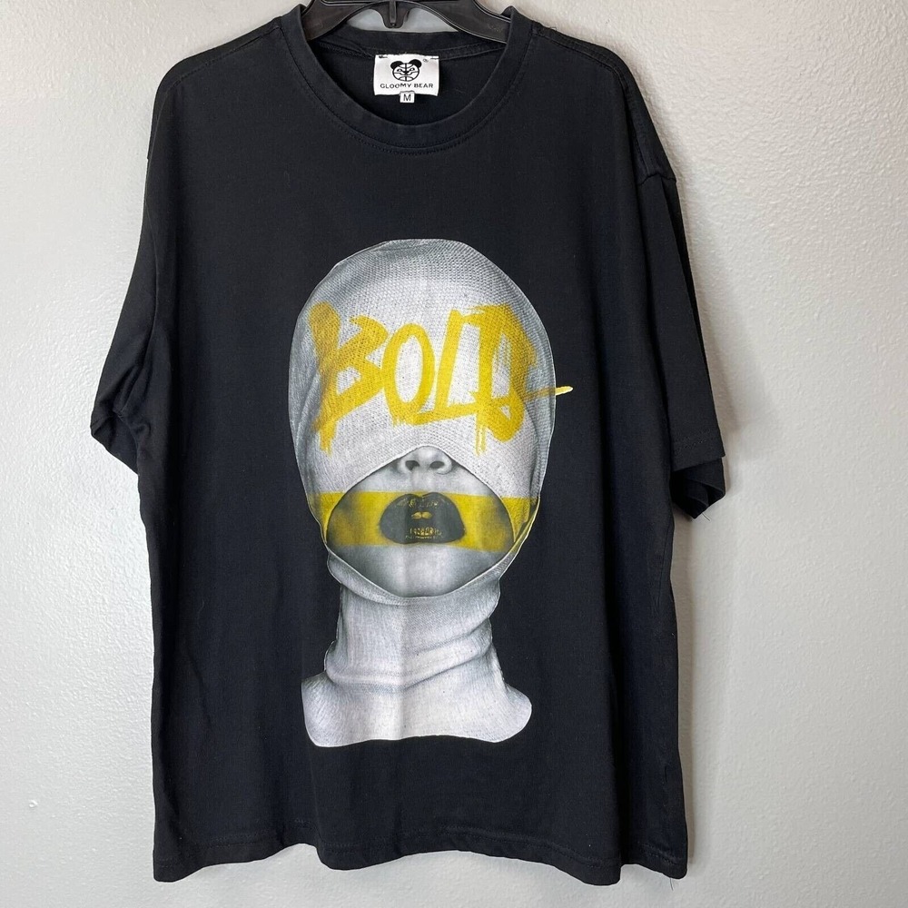 Gloomy Bear Shirt Mens Medium Black The Blood Queen Graphic T-Shirt Short Sleeve